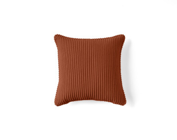 Coussin en velours côtelé...