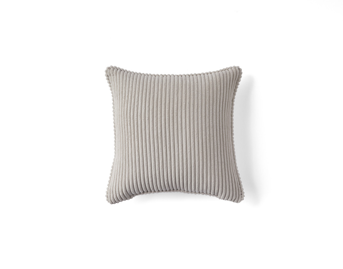 Coussin en velours côtelé 40x40 cm Topaze