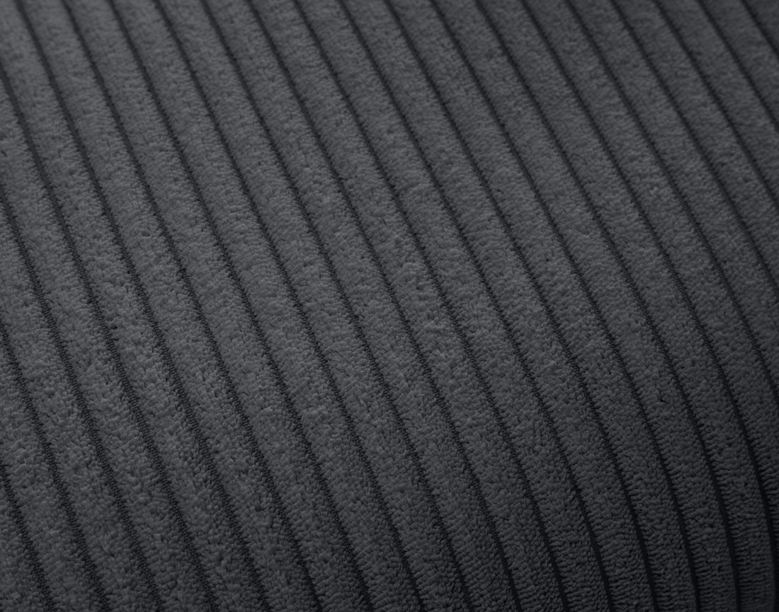 Canapé panoramique convertible, en velours côtelé 7 places Henry