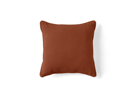 Coussin velours texturé 40x40 cm Topaze