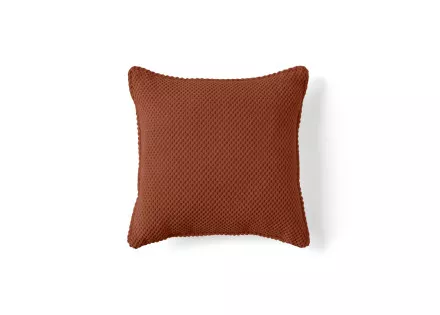 Coussin velours texturé 40x40 cm Topaze