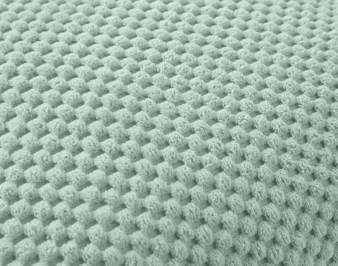 Coussin velours texturé 40x40 cm Topaze