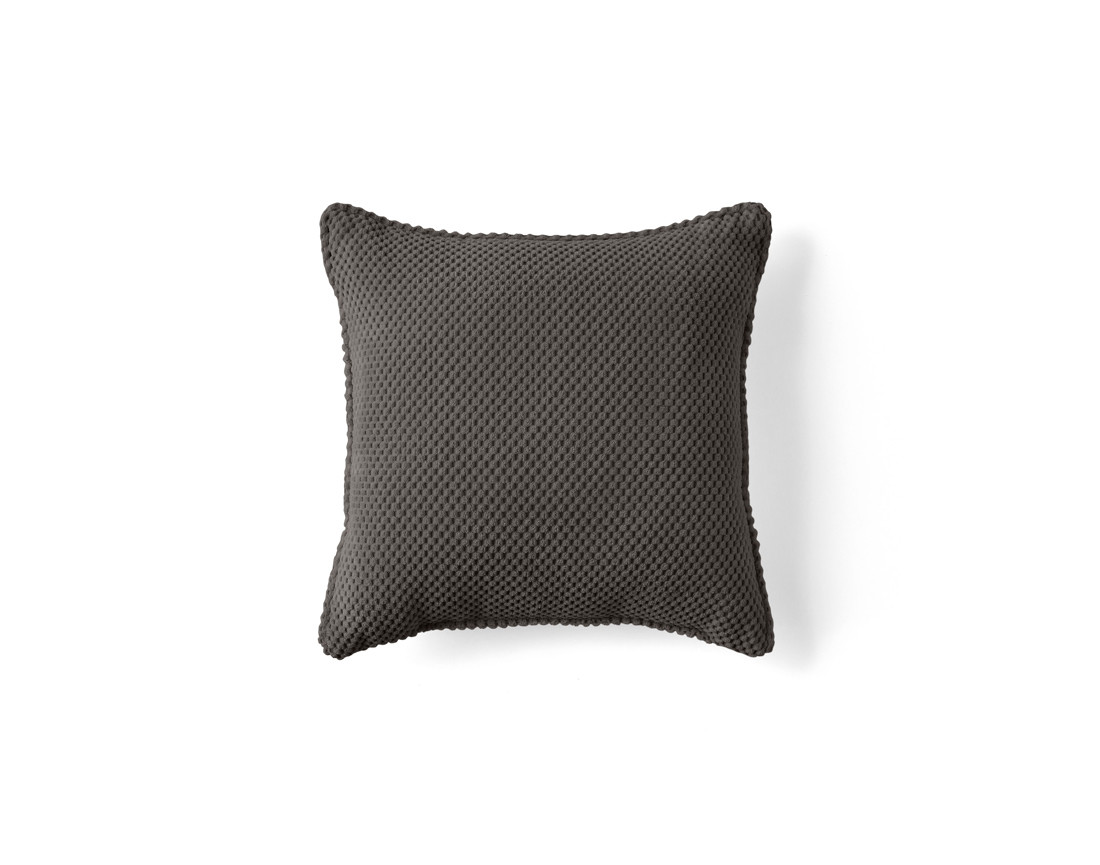 Coussin velours texturé 40x40 cm Topaze