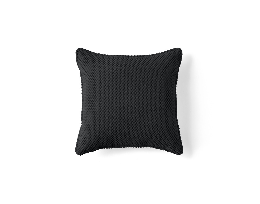 Coussin velours texturé 40x40 cm Topaze