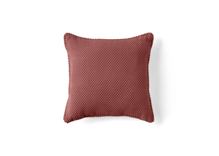 Coussin velours texturé 40x40 cm Topaze