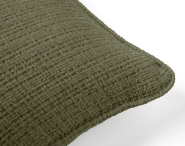 Coussin en velours texturé...