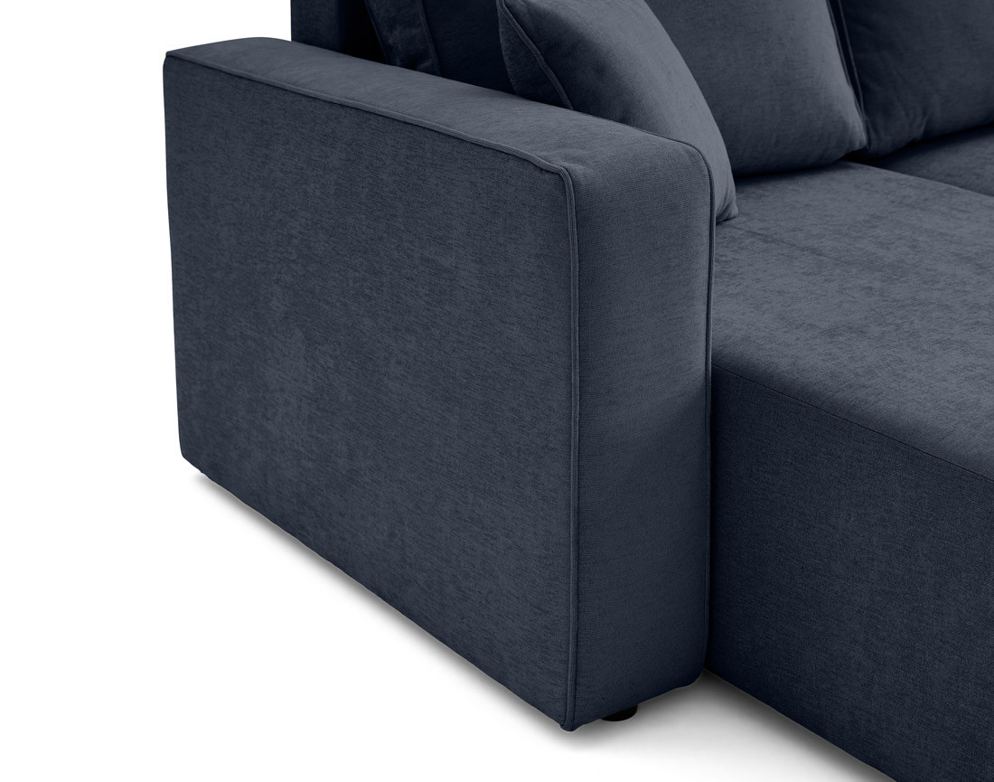 Canapé panoramique 7 places - convertible avec coffre - Topaze