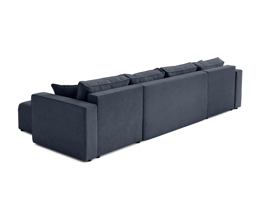 Canapé panoramique 7 places - convertible avec coffre - Topaze