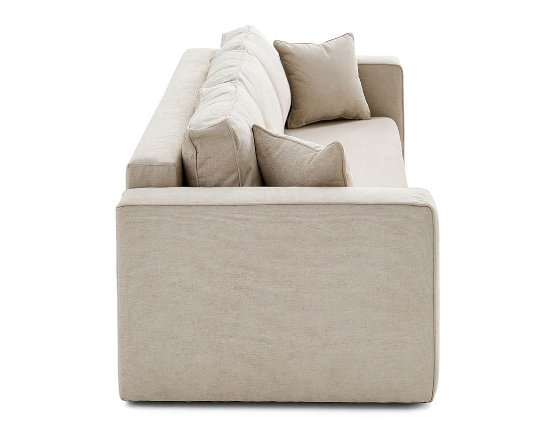 Canapé 3 places - convertible avec coffre - en tissu - Topaze Canapé 3 places - convertible avec coffre - en tissu - Topaze