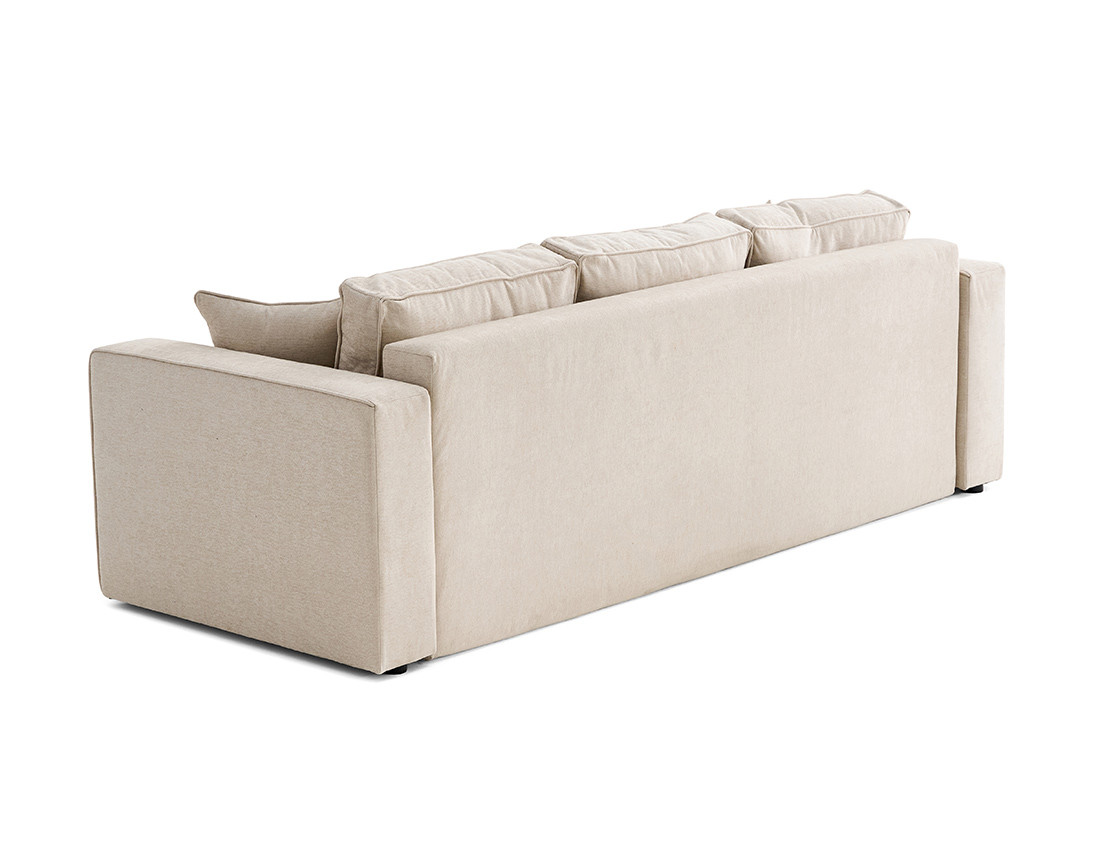 Canapé 3 places - convertible avec coffre - en tissu - Topaze Canapé 3 places - convertible avec coffre - en tissu - Topaze