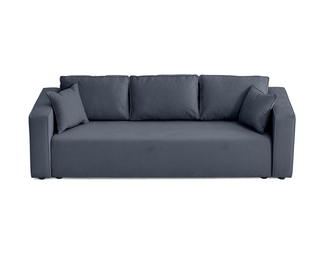 Canapé 3 places - convertible avec coffre - en tissu - Topaze