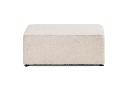 Pouf en tissu bouclette Topaze