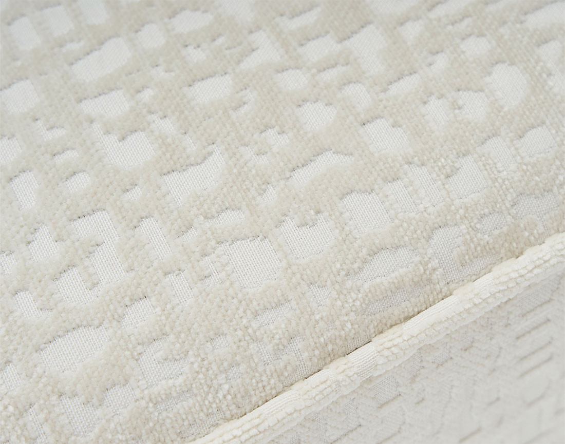 Canapé 3 places convertible avec coffre en tissu velours relief Topaze