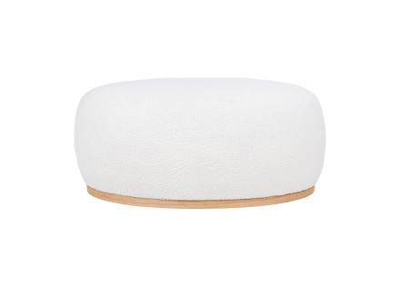 Pouf en tissu bouclette Amy