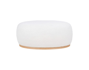 Pouf en tissu bouclette Amy