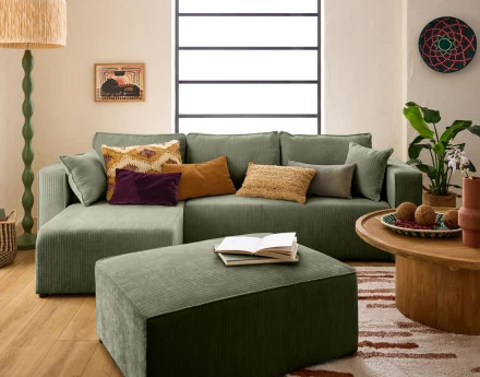 Canapé d'angle convertible...