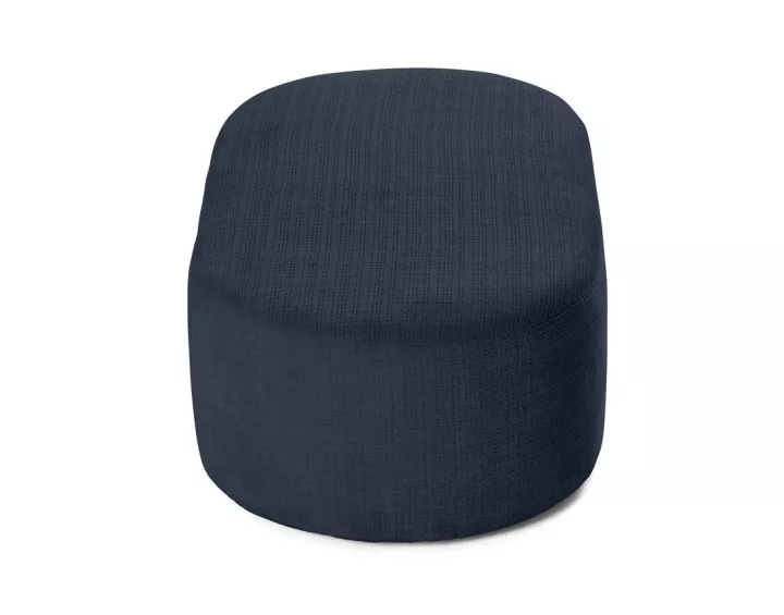 Pouf en velours texturé Miro