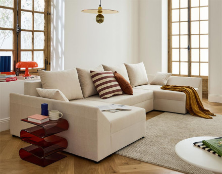 Canapé panoramique en U 7...