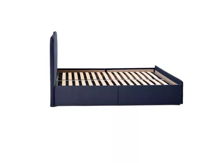 Kahlo - lit coffre - 140x190 - en velours - sommier inclus Bestmobilier Kahlo - lit coffre - 140x190 - en velours - sommier inclus Bestmobilier