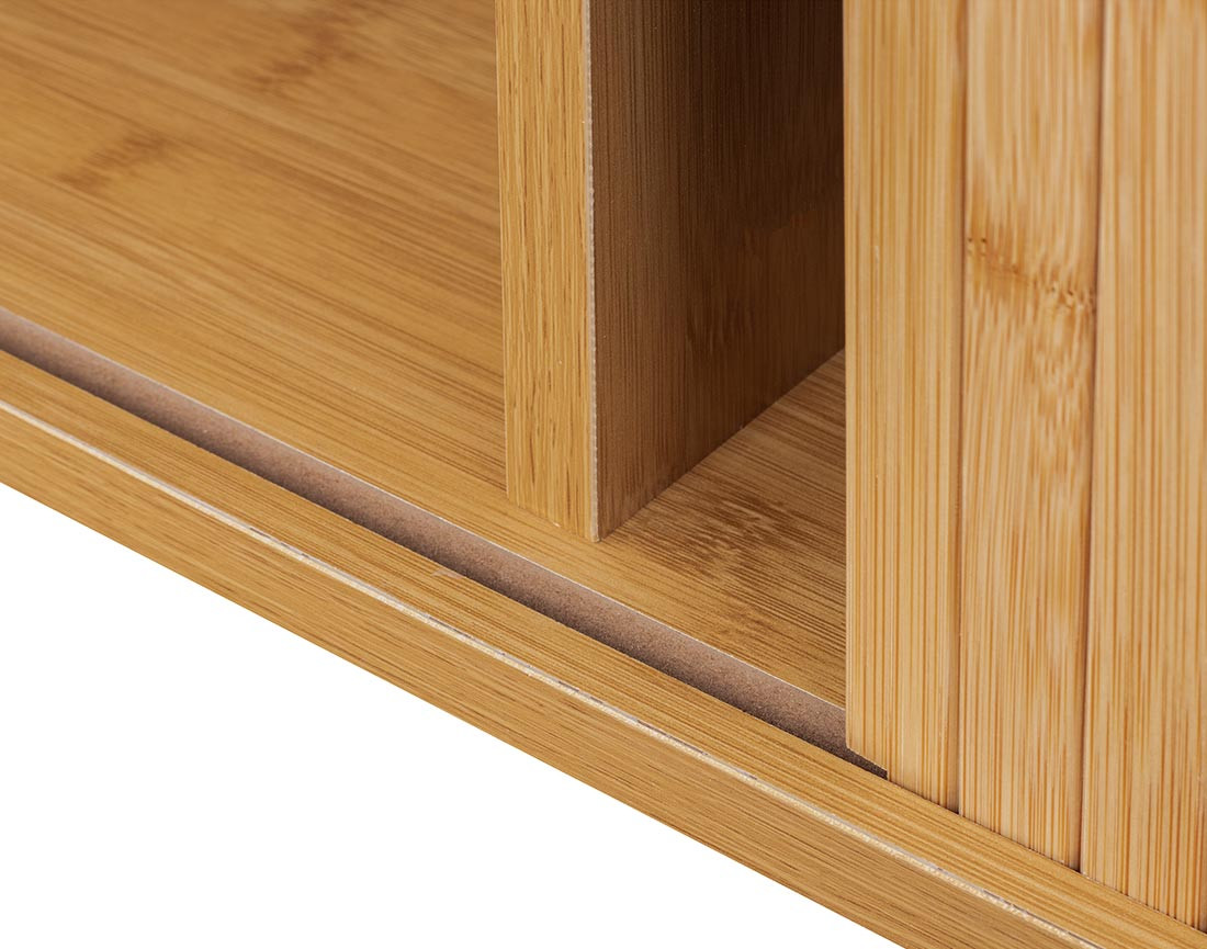 Buffet bas bambou 2 portes 100 cm Kofu