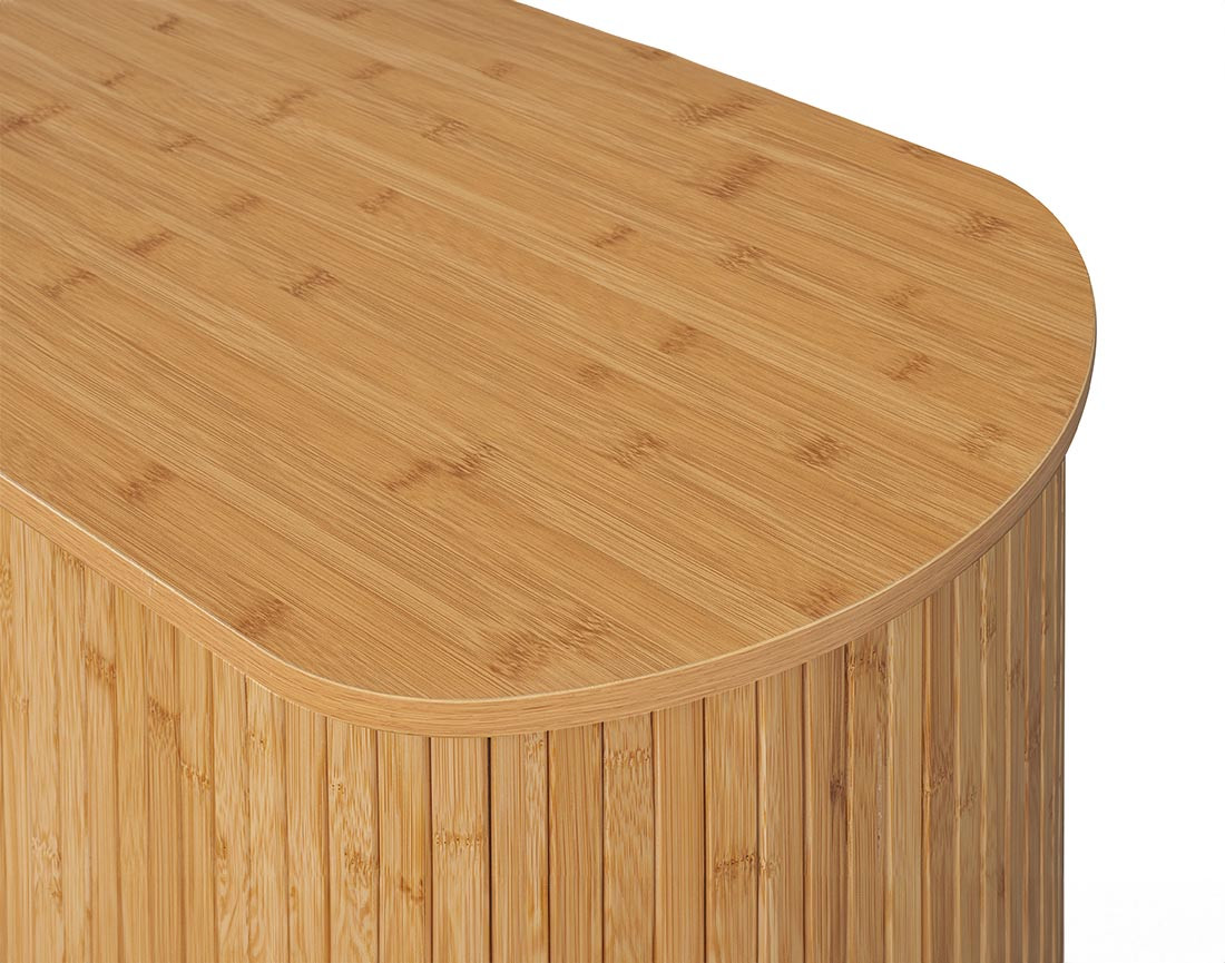 Buffet bas bambou 2 portes 100 cm Kofu