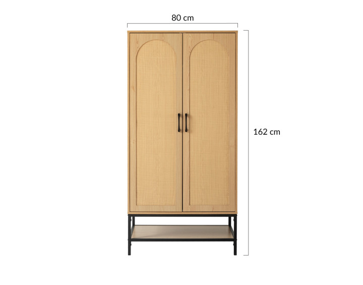 Armoire bois 80 cm Nagato