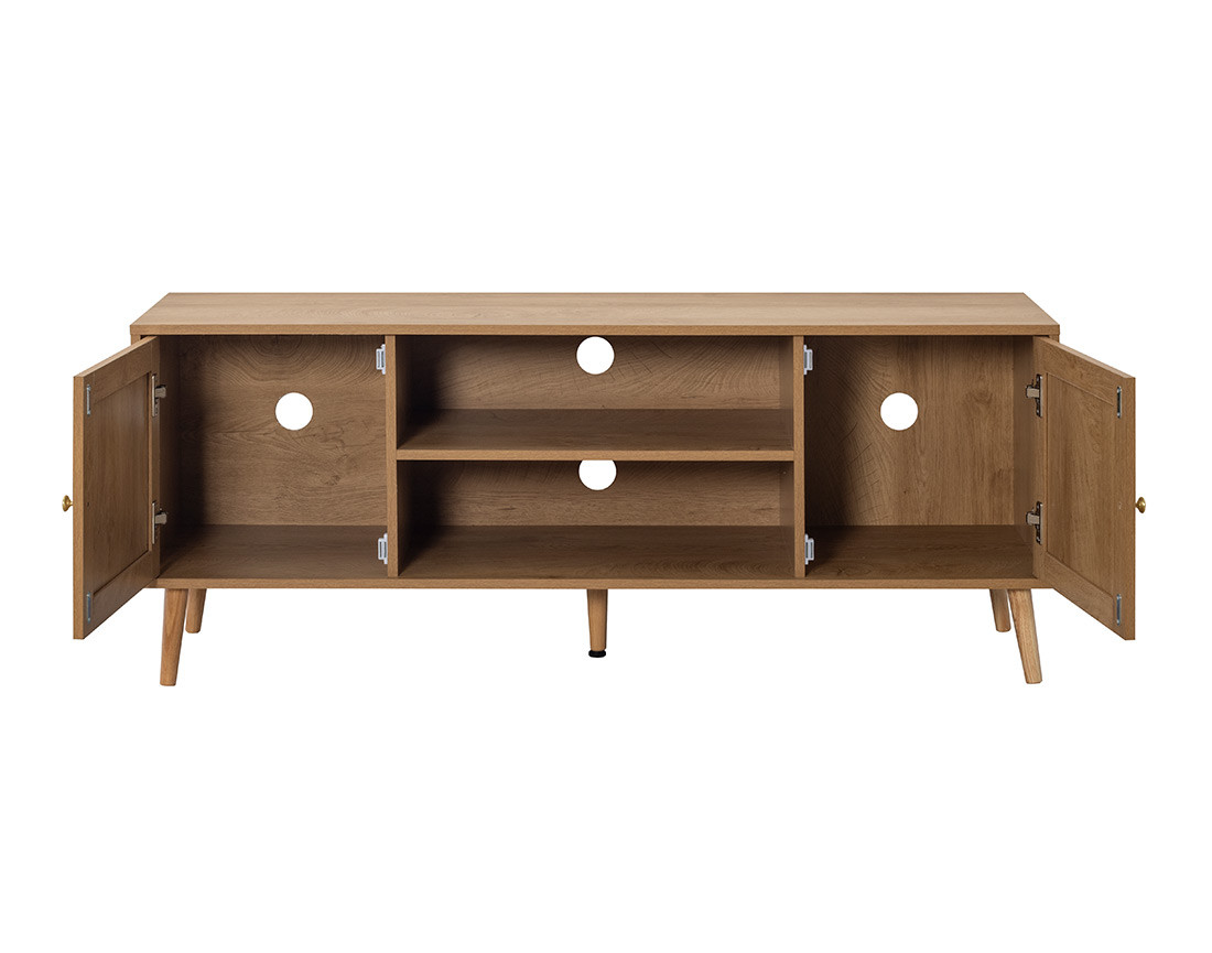 Meuble TV bois 140 cm Goto