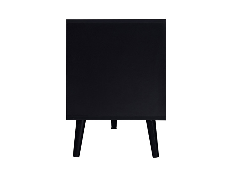 Meuble TV noir 140 cm Goto