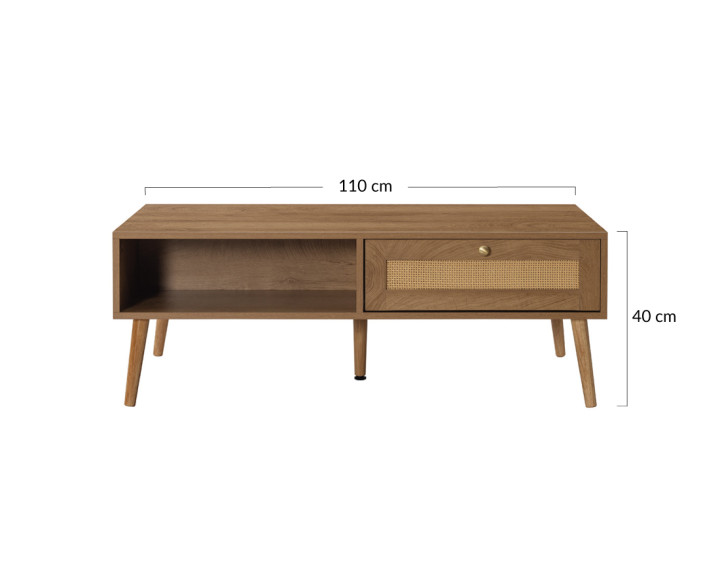 Table basse bois 110 cm Goto