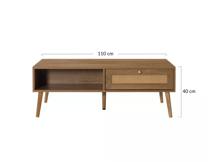 Table basse bois 110 cm Goto