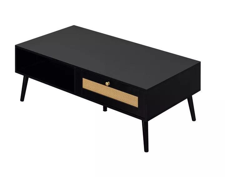 Table basse noir 110 cm Goto