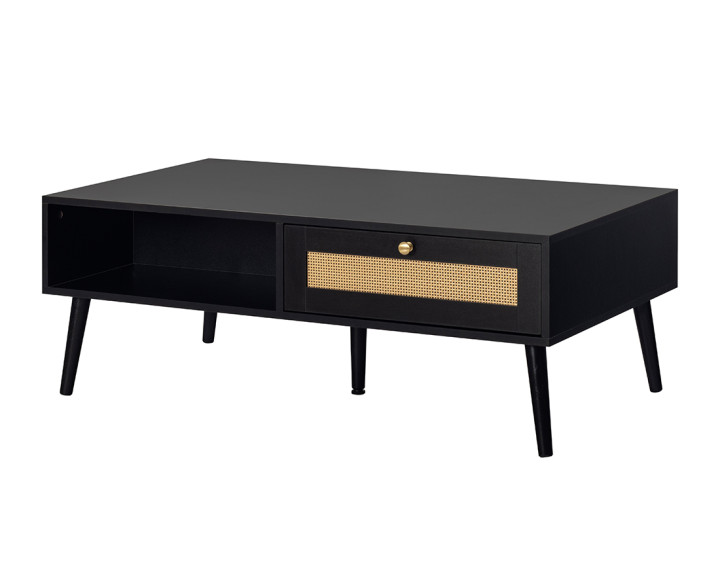 Table basse noir 110 cm Goto