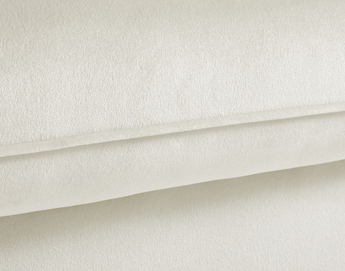 Canapé droit 2 places en velours Flamingo Canapé droit 2 places en velours Flamingo