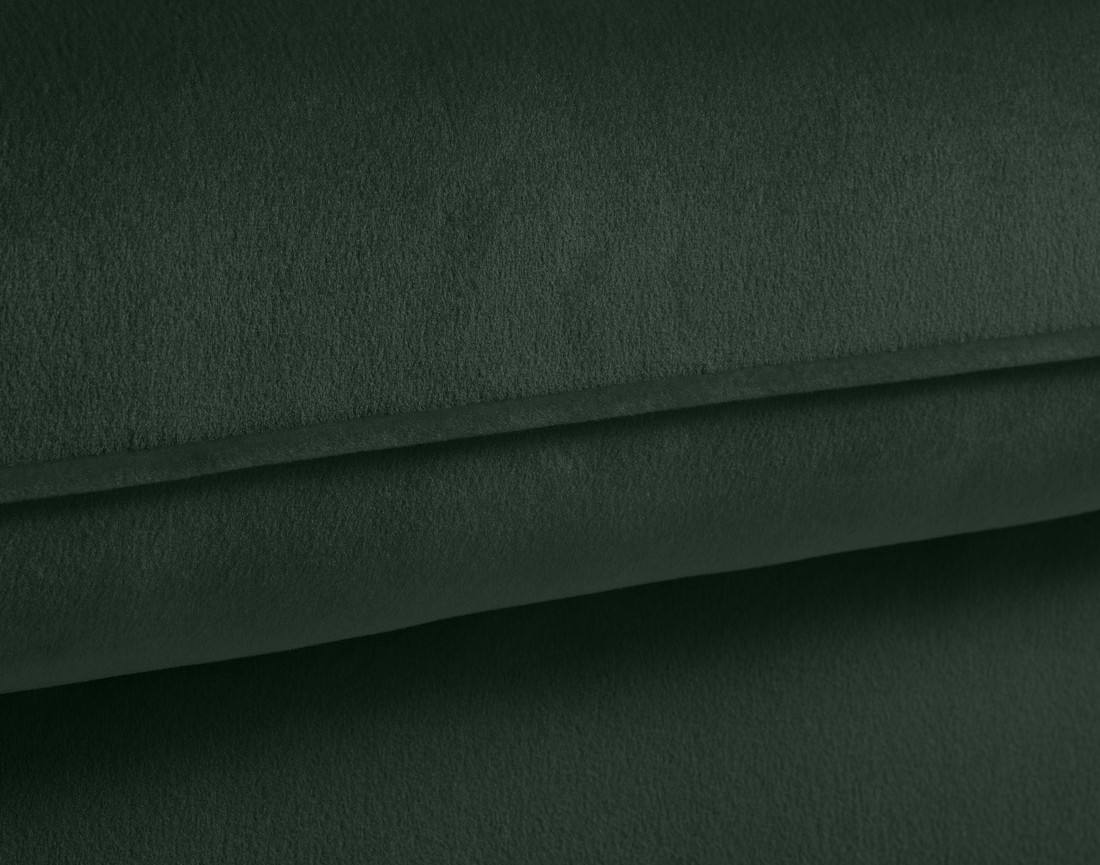 Canapé droit 2 places en velours Flamingo