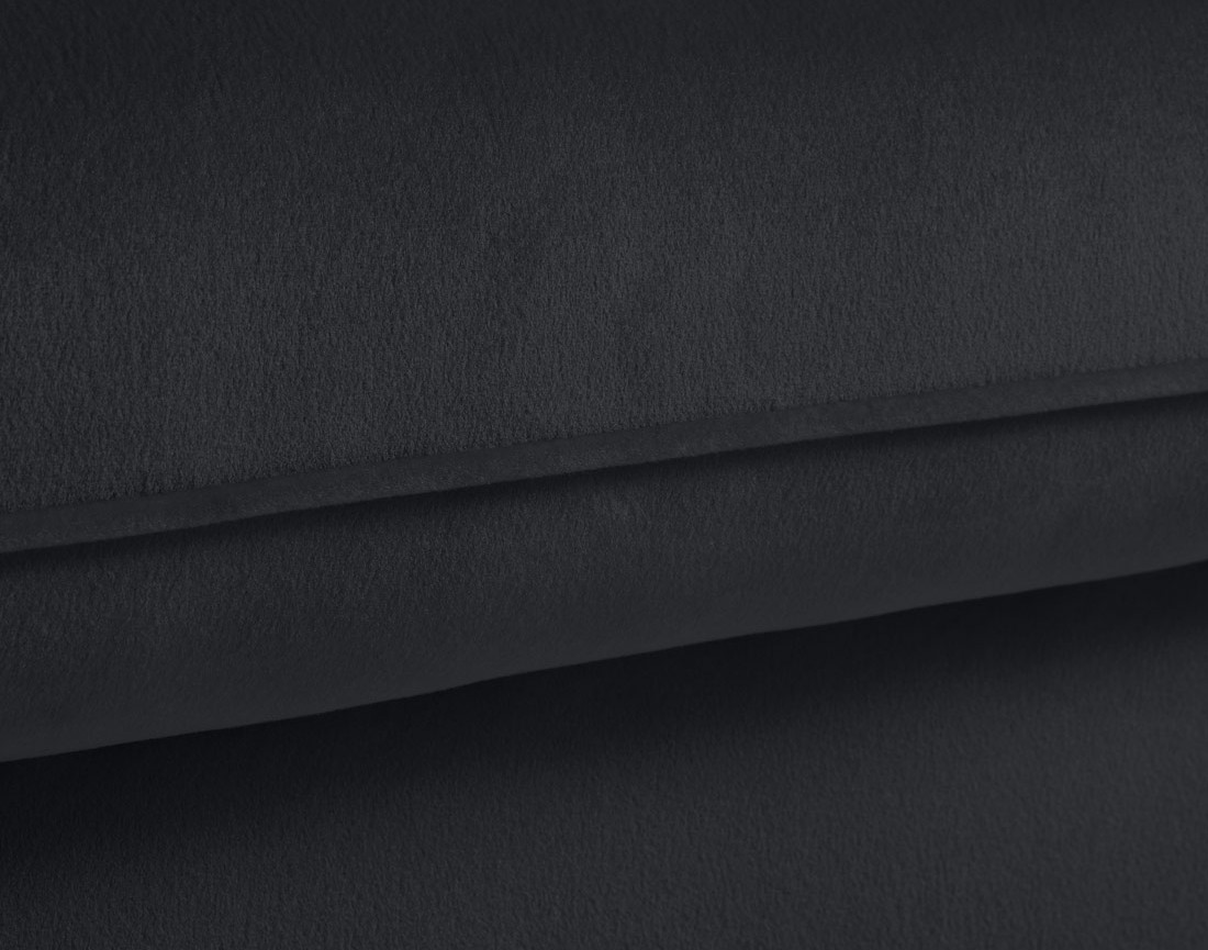 Canapé droit 2 places en velours Flamingo Canapé droit 2 places en velours Flamingo