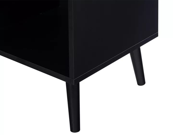 Buffet haut noir 80 cm Goto