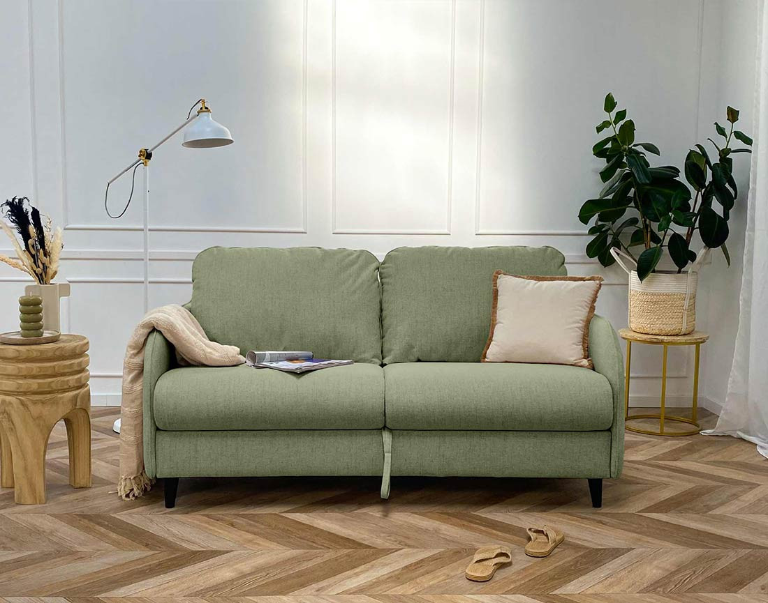 Canapé COSMOS 3 places convertible express quotidien en tissu | Best Mobilier