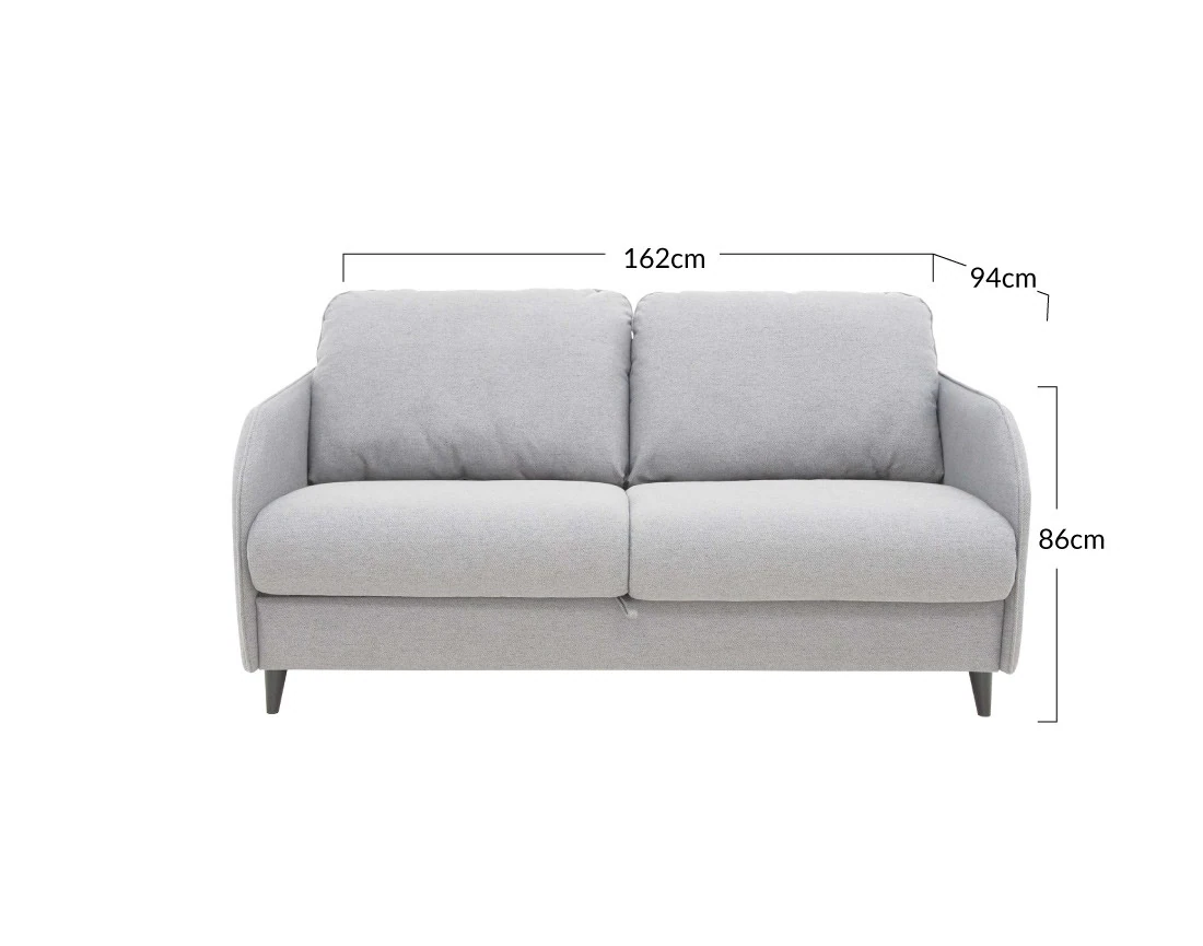 Canapé 3 places convertible express quotidien en tissu Cosmos