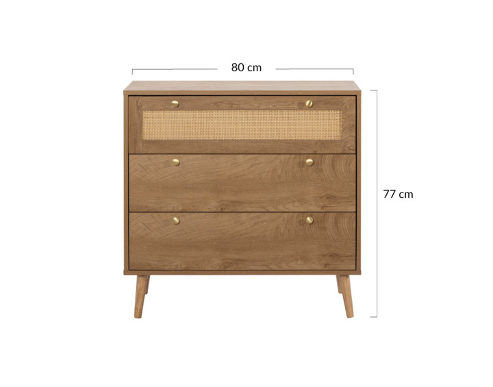 Commode bois 80 cm Goto