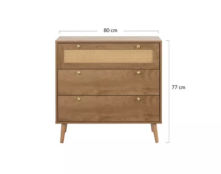 Commode bois 80 cm Goto