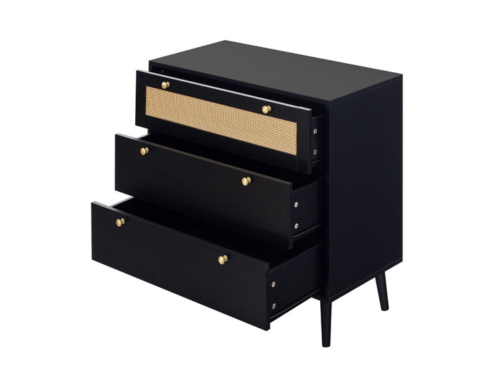 Commode noir 80 cm Goto