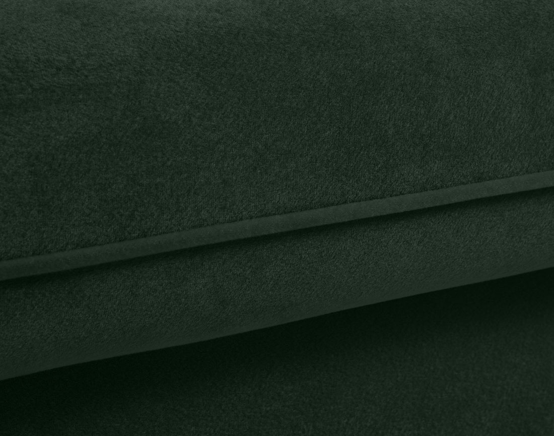 Canapé droit 3 places convertible en velours Flamingo