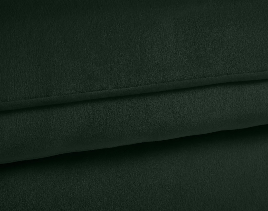 Canapé d'angle gauche 4 places convertible en velours Flamingo