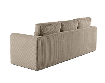 Canapé 3 places convertible déplimousse Marilia - Best Mobilier