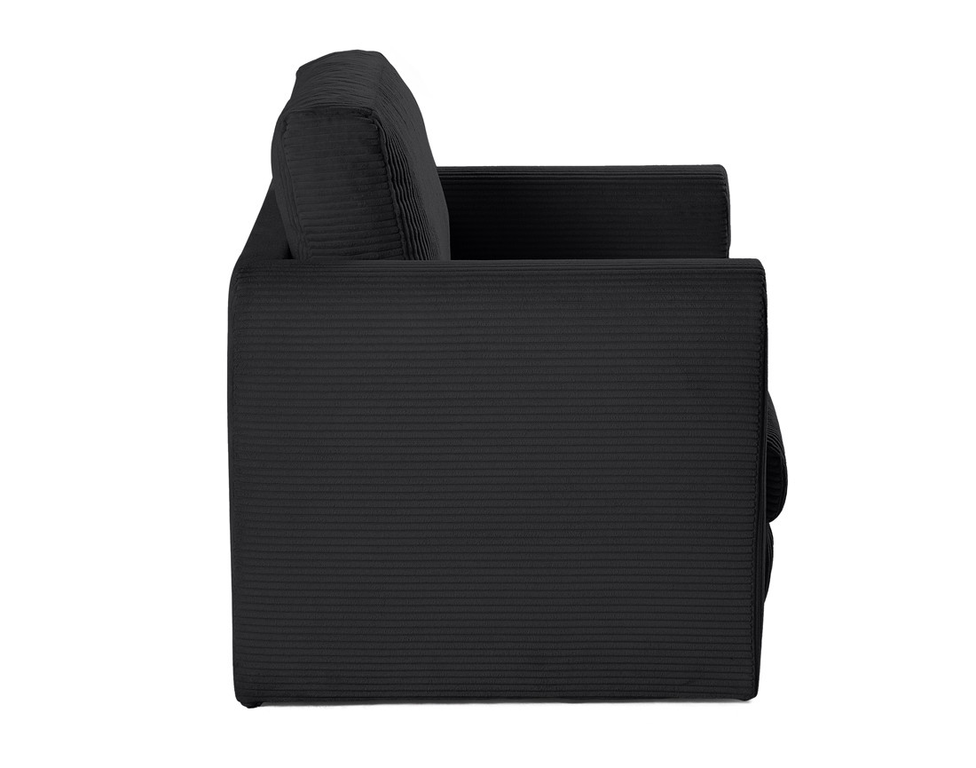 Fauteuil convertible déplimousse en velours côtelé Marilia