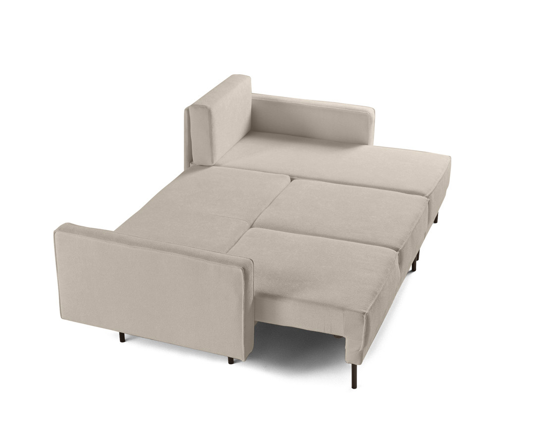 Canapé d'angle réversible convertible avec coffre en tissu Charlie Canapé d'angle réversible convertible avec coffre en tissu Charlie