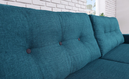 BOBOCHIC Oslo - Canapé 3 places convertible - avec coffre - en tissu style scandinave rétro BOBOCHIC Oslo - Canapé 3 places convertible - avec coffre - en tissu style scandinave rétro