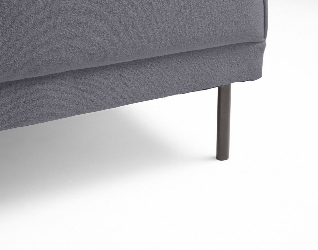 Canapé d'angle réversible convertible avec coffre en tissu Charlie Canapé d'angle réversible convertible avec coffre en tissu Charlie
