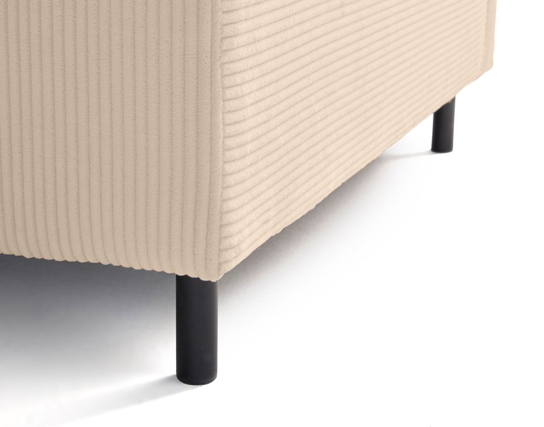 Edinburg - pouf modulable - en velours côtelé Lisa Design