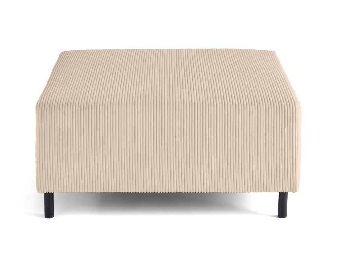 Edinburg - pouf modulable - en velours côtelé Lisa Design